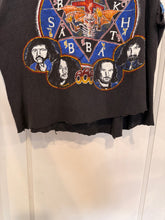 Vintage 70’s 80’s Black Sabbath cut off raglan tee | large