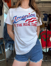 Vintage 70’s America water print Tee | Medium