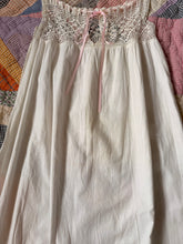 Antique Edwardian Cotton Crochet Slip | sm/m