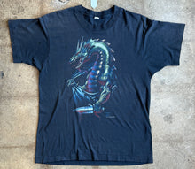Vintage 1989 Dragon Fantasy Art Graphic Tee|Large