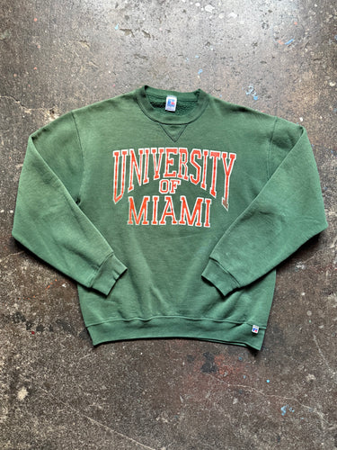 Vintage University of Miami crewneck sweatshirt | medium