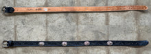 Vintage 90’s Western Black Leather Tooled Concho Belt