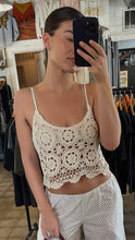 Vintage Cream Lace Tank Top|M/L