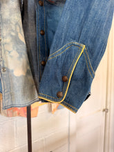 Vintage 70’s Handmade Denim Scrap Selvedge Studded Shirt | M/L