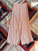 1930s Barbizon Lazy Mary rayon crepe pajama set | M/L