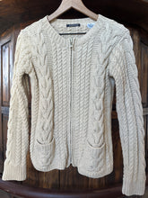 Vintage 90’s Harold’s Cable Knit Zip Cardigan|size small