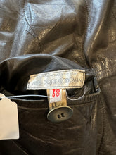 Vintage Bergdorf Goodman Quilted leather reversible jacket-XL