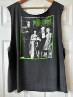 The Munsters Vintage Cut Off/Sleeveless Vintage Tank|XL
