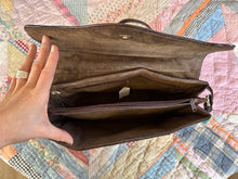 Vintage 80’s dark brown eel skin purse