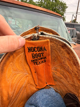 Vintage 40’s 50’s Nocona Pee Wee Shorty Inlay Cowboy Boots | Womens 8.5-9
