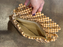 Vintage Ann Robin Beige/Peach Beaded Purse