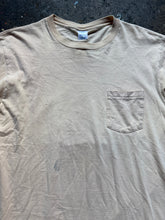 Vintage town craft tan blank pocket tee | XL