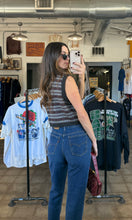 Vintage Theomiles stripe knit vest | sm/m