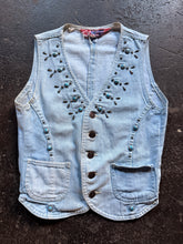 Vintage 70’s Faded Glory Studded Denim Vest | Xs