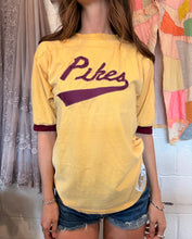 Vintage 70’s Pikes Pale Yellow Soft Russell Jersey Tee| medium