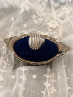 Vintage Sterling Silver Ribbed Dome Ring | Size 6.5