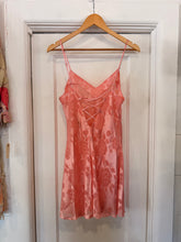 90’s Victoria’s Secret Gold Label Sheer Print Coral Slip Dress | Medium