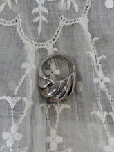 Vintage Sterling Silver Ribbed Dome Ring | Size 6