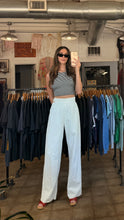 40’s ivory corduroy high waisted wide leg trousers | waist: 26"