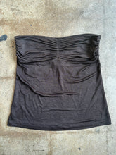 Early 2000’s Brown Strapless Top|Medium