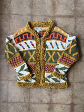 Vintage Wool Zip Up Sweater | X-Large