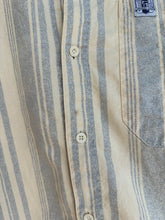 Vintage Cotton Stripe Button Down|XL