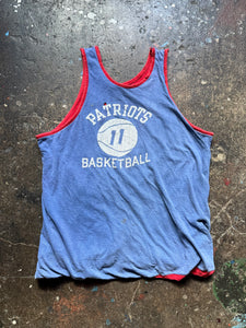 70’s champion blue bar reversible practice tank | medium