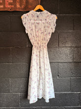 70’s Oops California Sheer Floral Prairie Dress | xs/sm