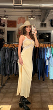 Vintage 30’s Peach Rayon Slip Gown | xs/sm