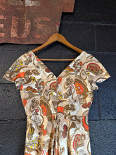 Vintage 70’s Novelty print Palazzo jumpsuit | sm/m