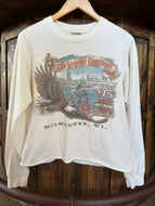 Vintage 90s Harley Davidson Milwaukee, WI. Long Sleeve|S/M