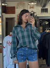 70’s dark wash denim shorts