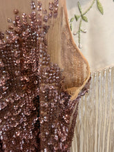 1920’s Sequin Beaded Evening Flapper Dress | xs/sm
