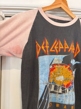 Vintage 80’s Def Leppard Raglan Concert Tee | small