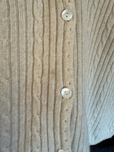 Vintage 90’s Valerie Steven’s ribbed cashmere cardigan | large