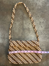 Vintage Ann Robin Beige/Peach Beaded Purse