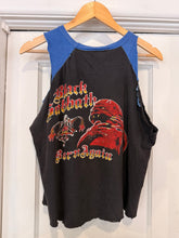 Vintage 70’s 80’s Black Sabbath cut off raglan tee | large