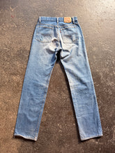 Vintage 80’s Levi’s 701 Button Fly Student Fit Faded Blue Jeans | tag size 30x36