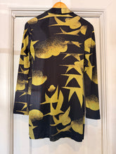70’s Diane Von Furstenburg Abstract Novelty Print blouse | sm/m