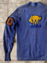 1950's sun-faded Varsity Cardigan | sm/m