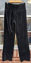 Vintage black velvet pants