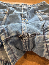 70’s dark wash denim shorts
