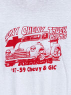 Vintage Heavy Chevy Truck Parts Ringer Tee | Tag Size Large