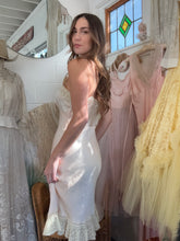 Vintage 30’s pale pink silk slip dress | medium