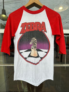 Vintage 1984 Zebra Band Tee No Tellin' Lies Tour|XS