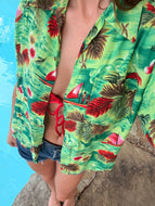 Vintage 60’s Rayon Hawaiian Shirt | Medium