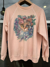 Vintage Peach Kitten Sweatshirt| sm/m