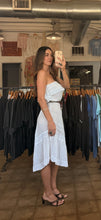 70’s Sheer Gauzy Cotton Strapless Crochet Dress | large