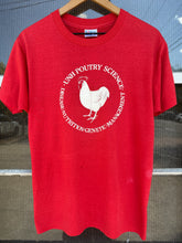 Vintage 1980s Hanes UNH Poultry Science Graphic Tee Single Stitch|Medium