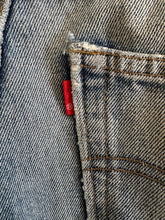 Vintage Distressed Blue Jeans